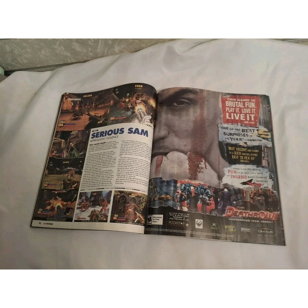 Game Informer Nov 2002 Issue 115 Starcraft Ghost Resident Evil Zero Ad Vice City